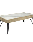 Viking White Ceramic Coffee Table VIK-6580