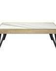 Viking White Ceramic Coffee Table VIK-6580