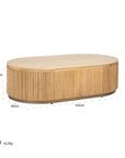 Richmond Interiors Belfort Capsule Coffee Table – Natural Oak