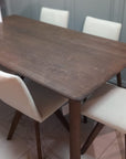 Ex Display - 1.7m Dining Table - Smoked Oak Walnut