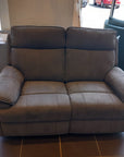 Continental Dark Grey 2 Seater Sofa - EX DISPLAY