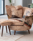 Fama Volta Swivel Armchair