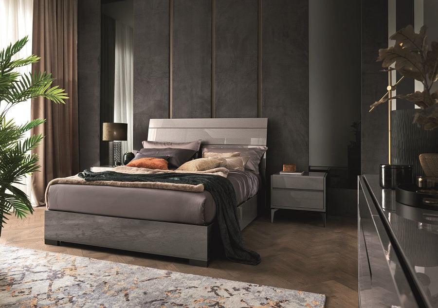 ALF Graphite Bed Frame - Fellini Home Ltd