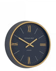 Art Marketing 10" Hampton Wall Clock Navy - Fellini Home Ltd