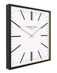 Art Marketing 24" Garrick Wall Clock White - Fellini Home Ltd