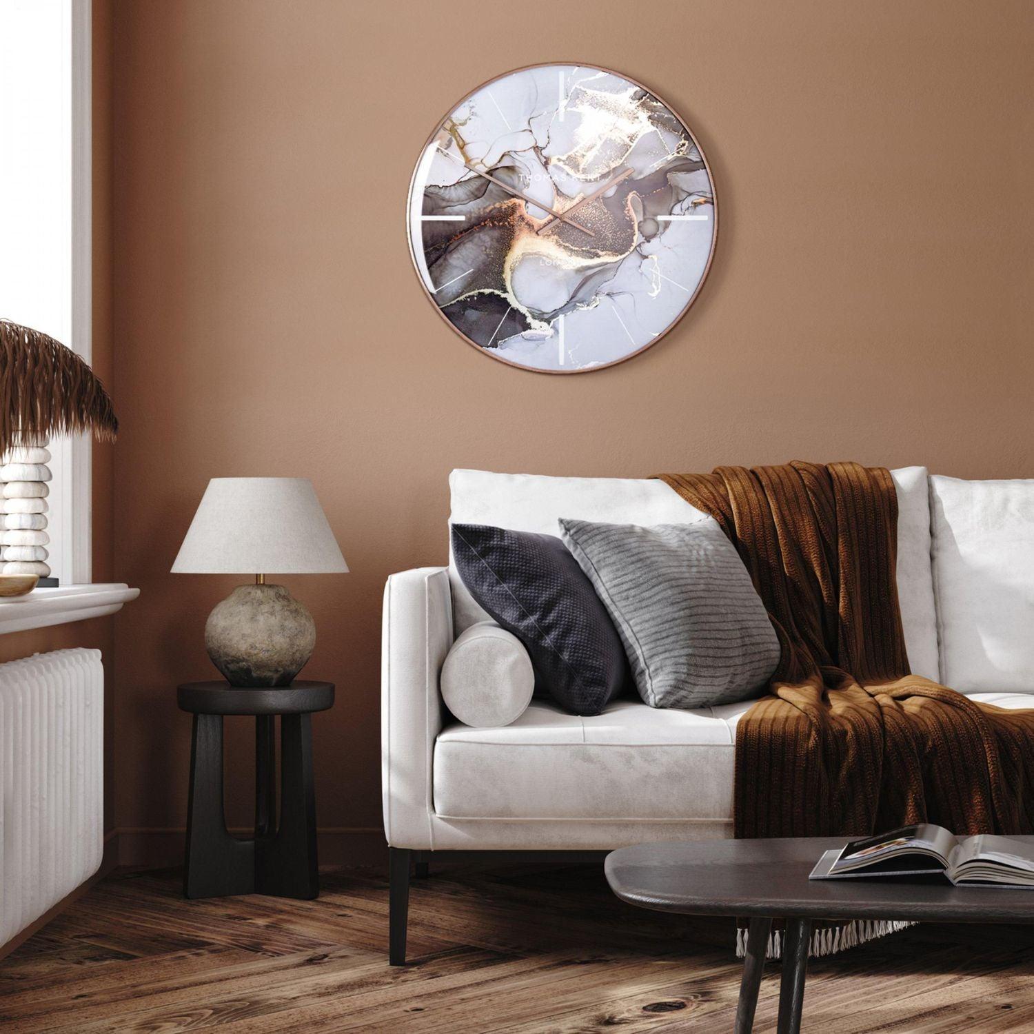 Art Marketing 26" Oyster Grand Clock Copper - Fellini Home Ltd