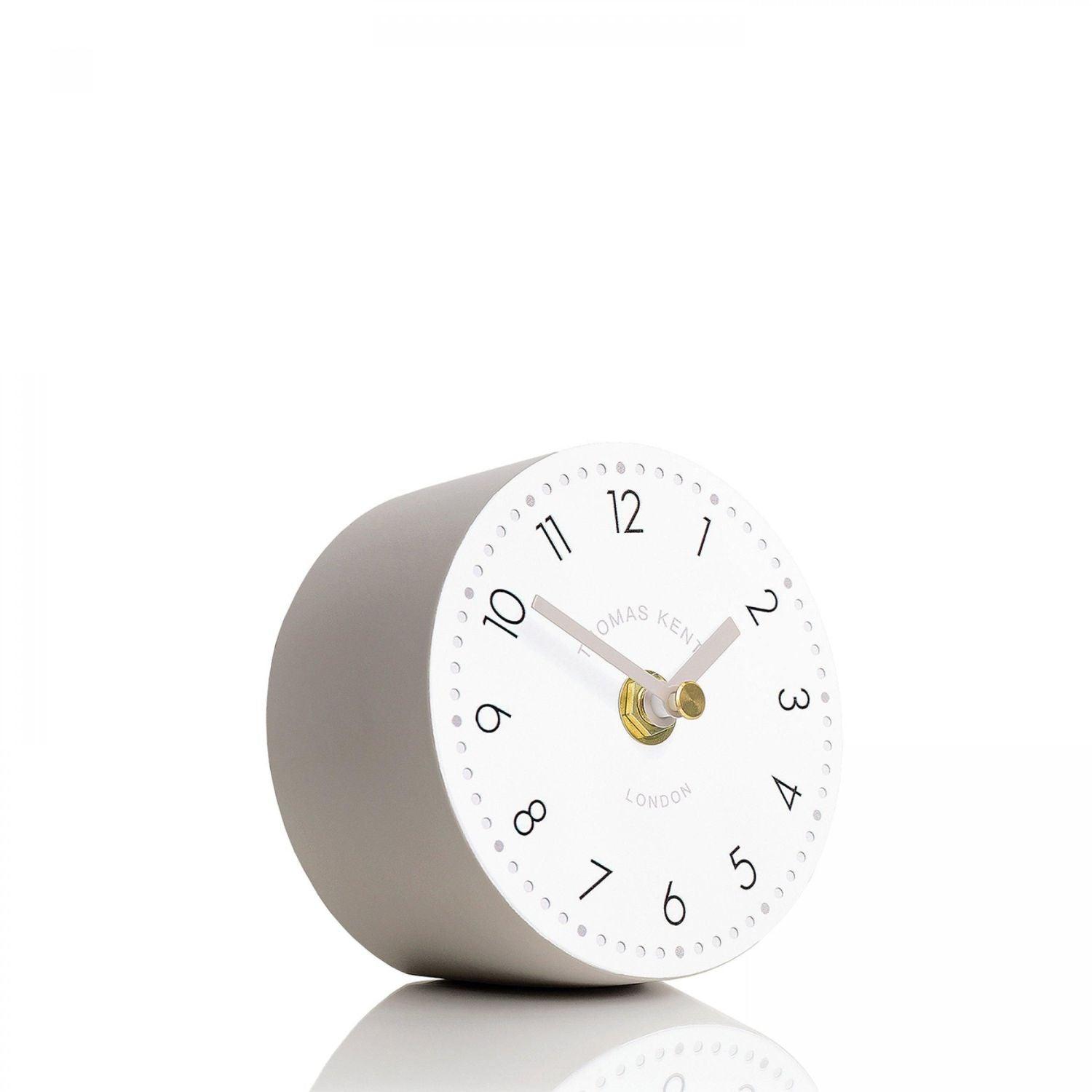 Art Marketing 4" Tumbler Mantel Clock Salt - Fellini Home Ltd