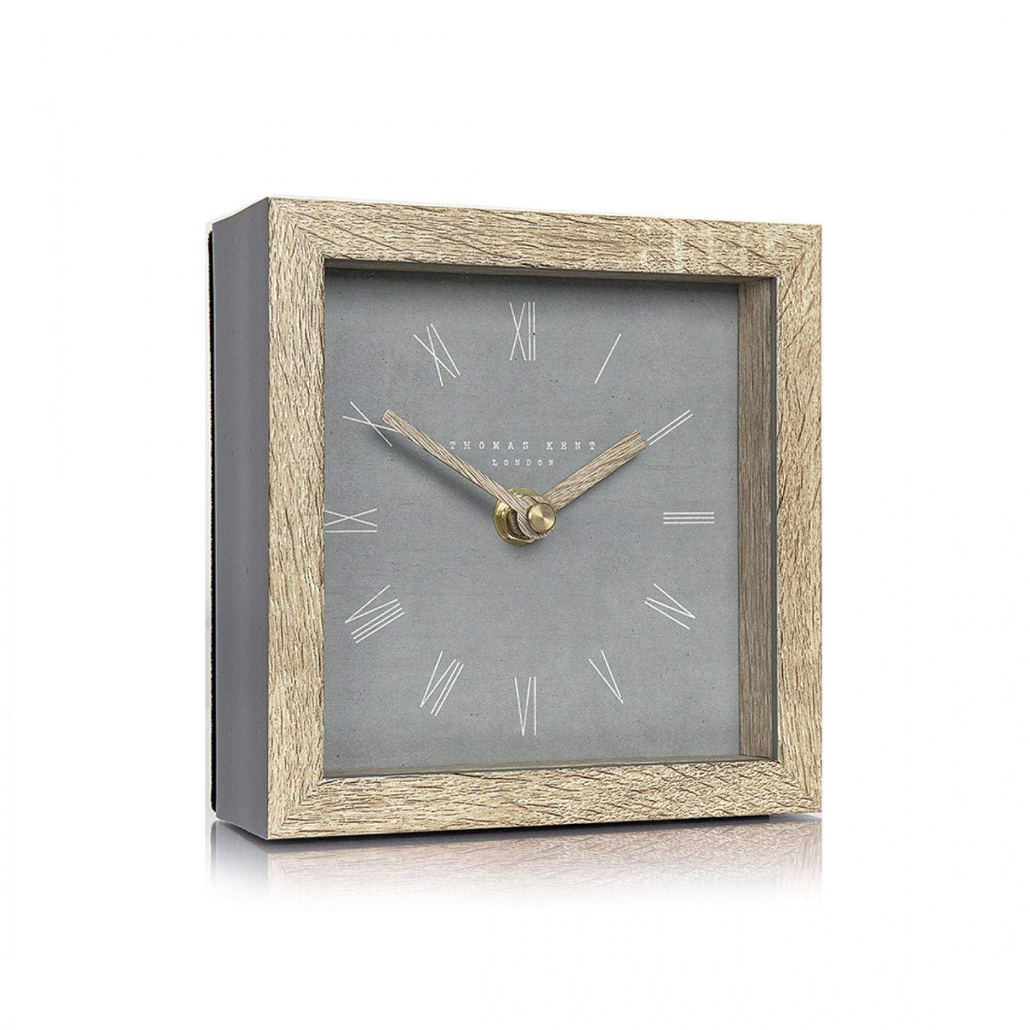 Art Marketing 5" Nordic Mantel Clock Cement - Fellini Home Ltd