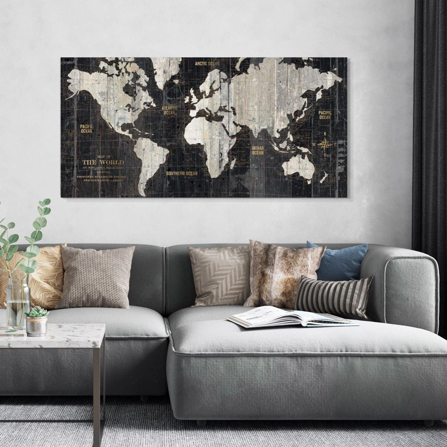 Art Marketing World Traveller Map - Fellini Home Ltd