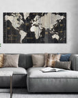 Art Marketing World Traveller Map - Fellini Home Ltd