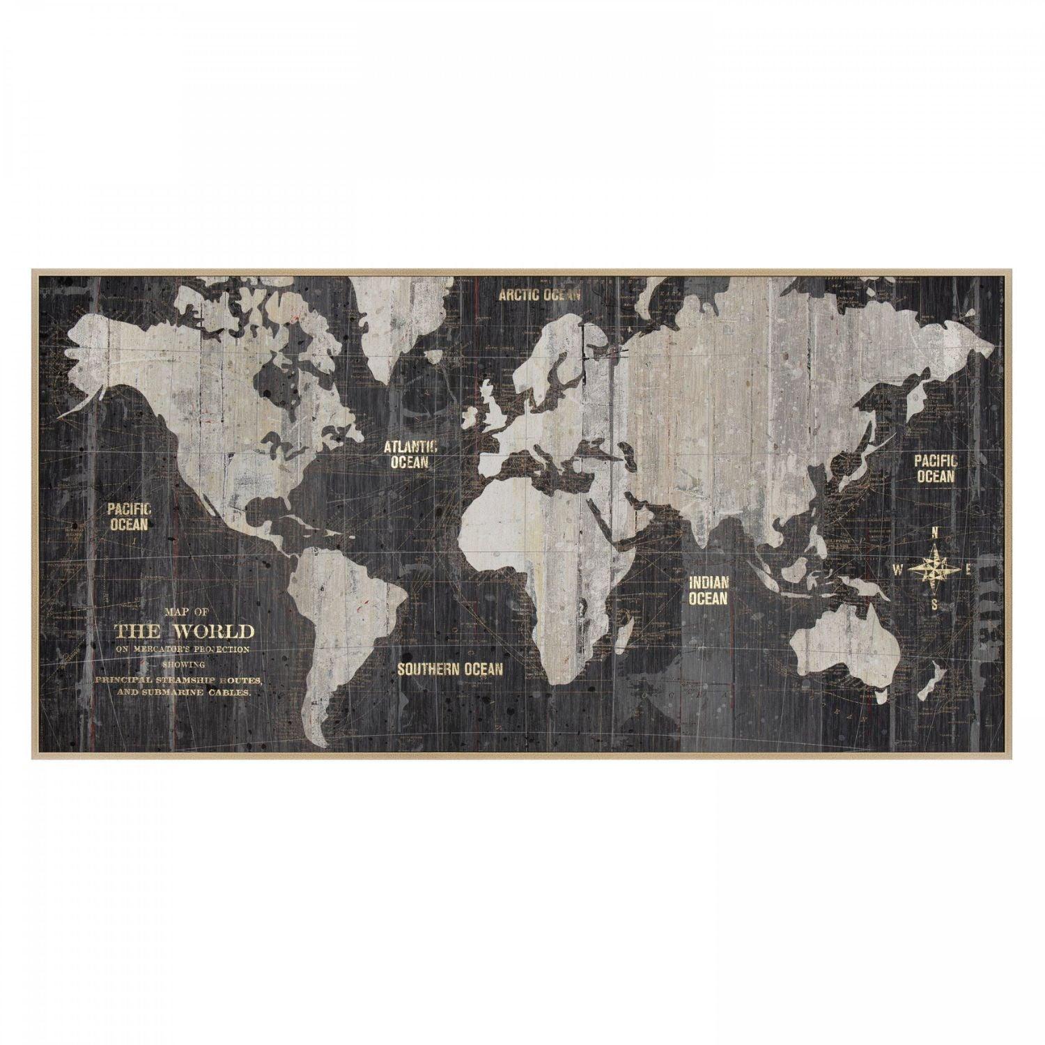 Art Marketing World Traveller Map - Fellini Home Ltd