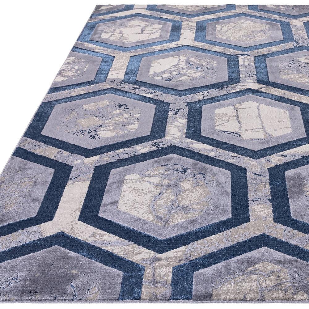 Asiatic Aurora Hexagon Rug - Fellini Home Ltd