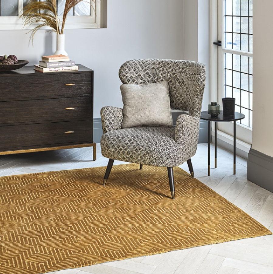 Asiatic Glaze Ochre Pulse Rug - Fellini Home Ltd