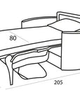 Fama Bolero Armchair Bed