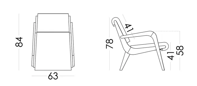 Fama Boomerang Armchair