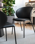 Calligaris Connubia Tuka Chair (CB2134) Metal Frame