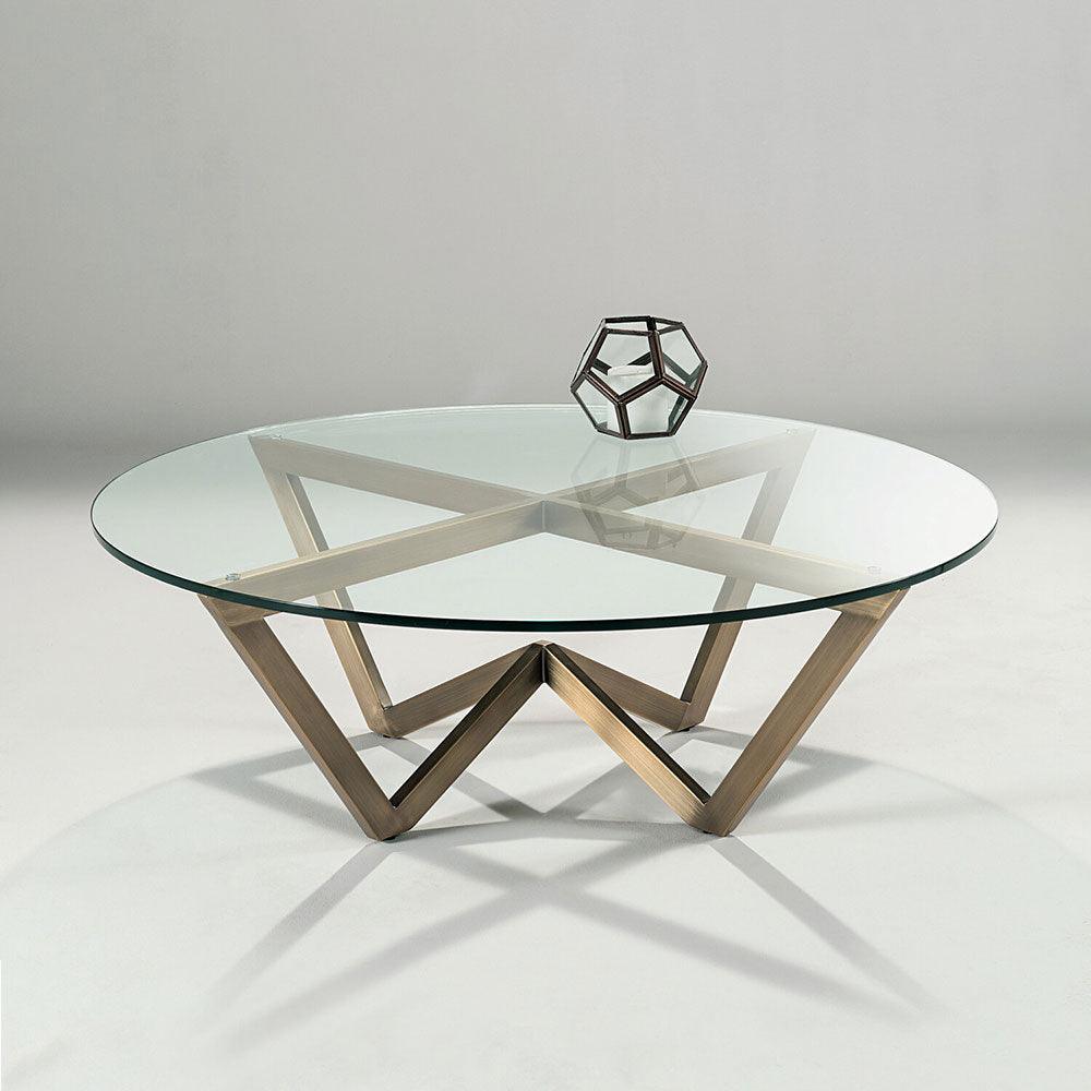 Centrepiece Angle Circular Coffee Table - Fellini Home Ltd