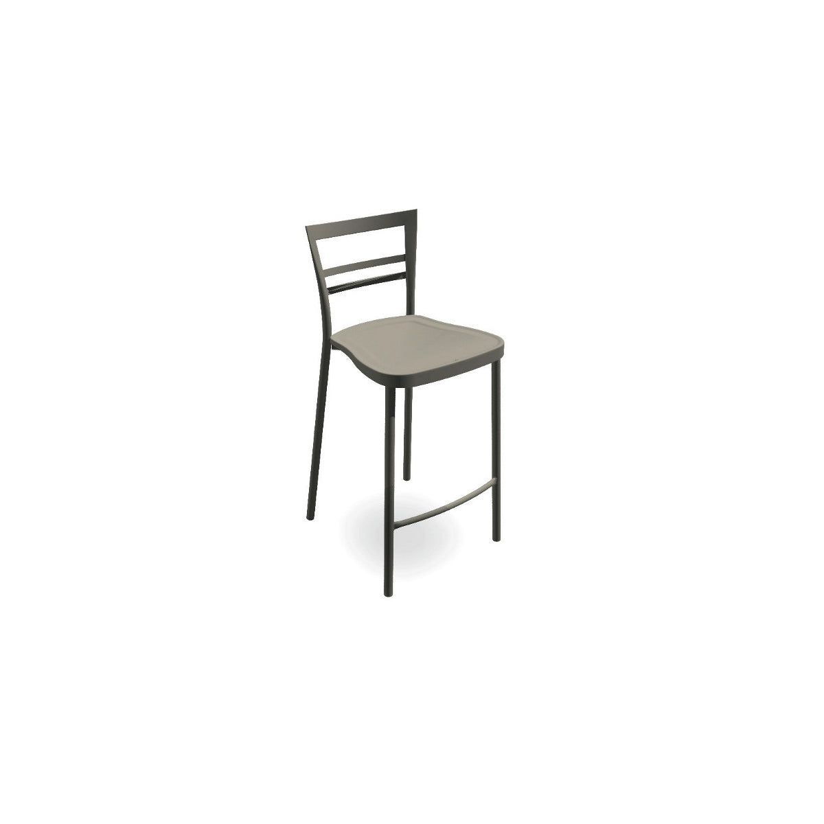 Calligaris Connubia Ace Barstool CB1513 Metal Frame Set of 2