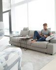 Fama Calessi Fabric Corner Sofa