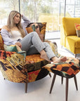 Fama Volta Swivel Armchair