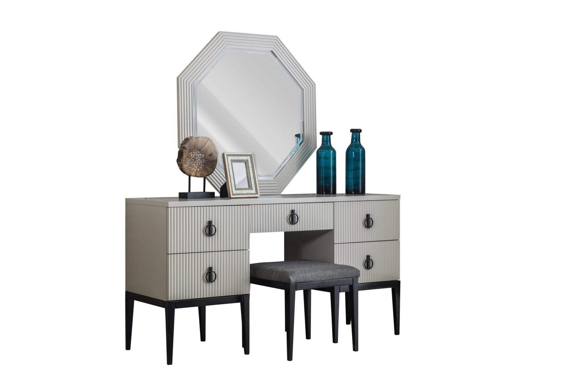 Defne Vanity Unit and Mirror - Fellini Home Ltd