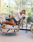 Fama Volta Swivel Armchair