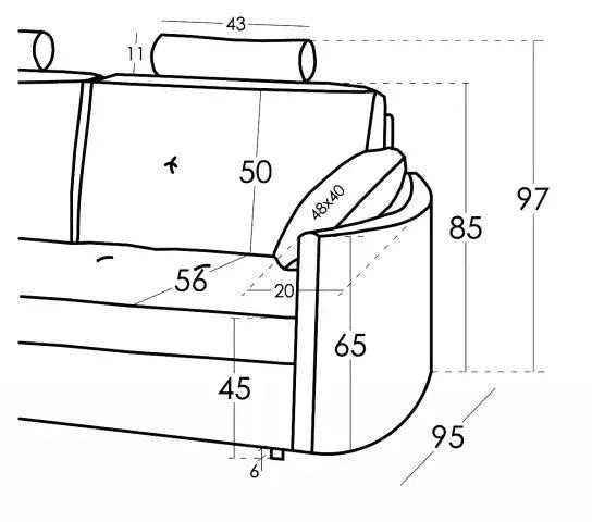 Fama Bolero Sofa Bed - Fellini Home Ltd