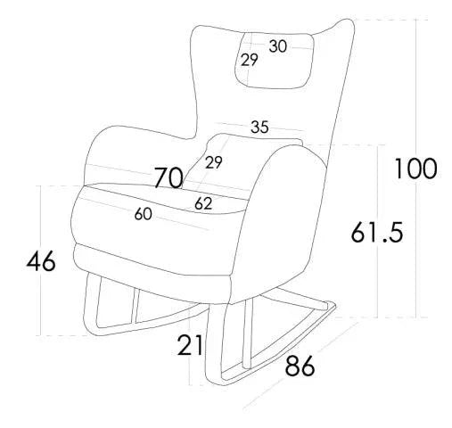 Fama Kylian Armchair - Fellini Home Ltd