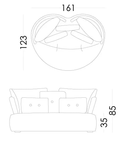 Fama Mycuore Sofa - Fellini Home Ltd