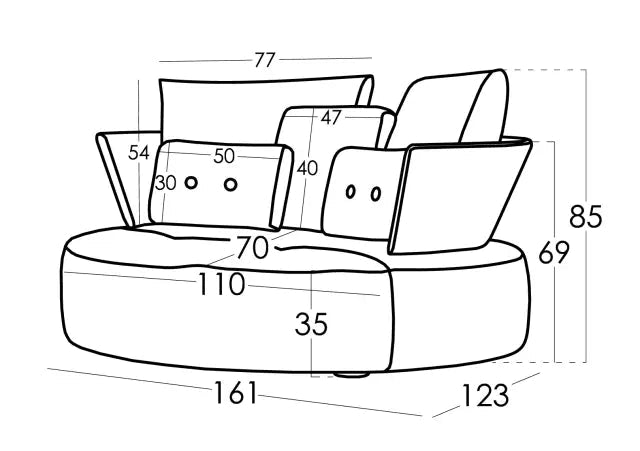 Fama Mycuore Sofa - Fellini Home Ltd