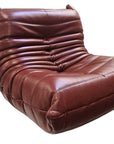 Fellini Home Togo Style Sofa (Brown PU) - Ex Display - Fellini Home Ltd