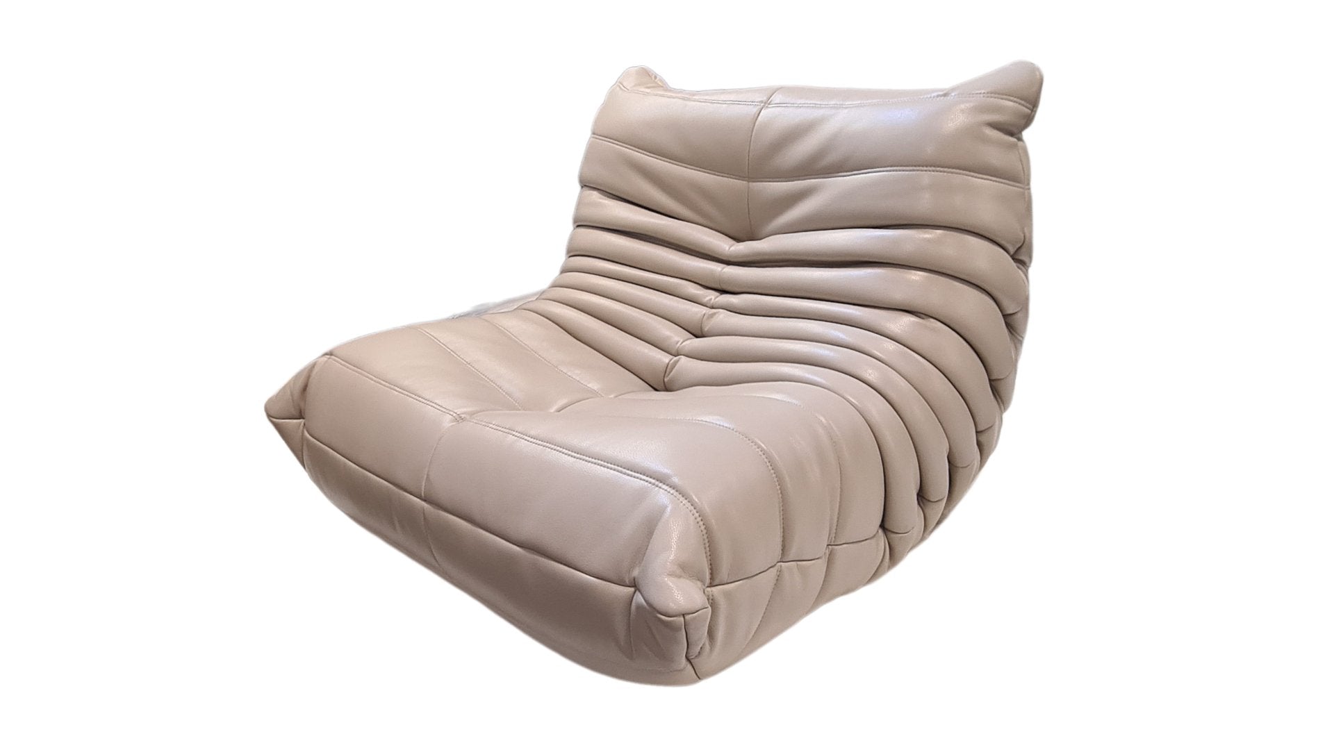 Fellini Home Togo Style Sofa (Cream PU) - Ex Display - Fellini Home Ltd