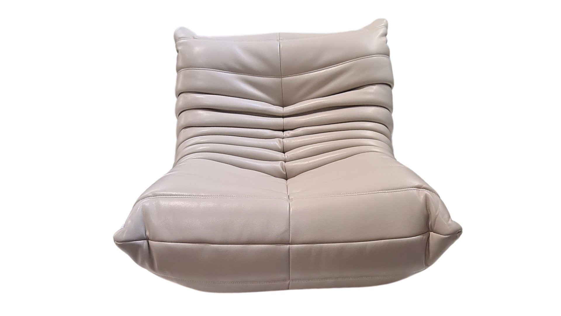 Fellini Home Togo Style Sofa (Cream PU) - Ex Display - Fellini Home Ltd