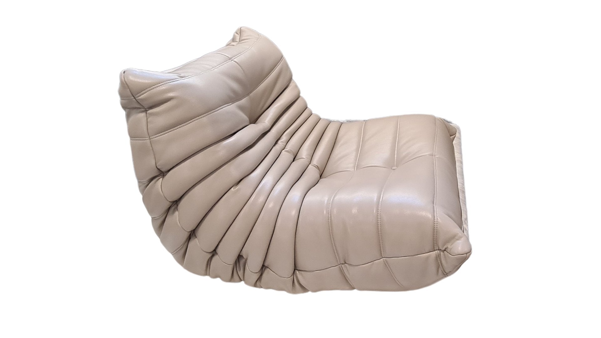 Fellini Home Togo Style Sofa (Cream PU) - Ex Display - Fellini Home Ltd