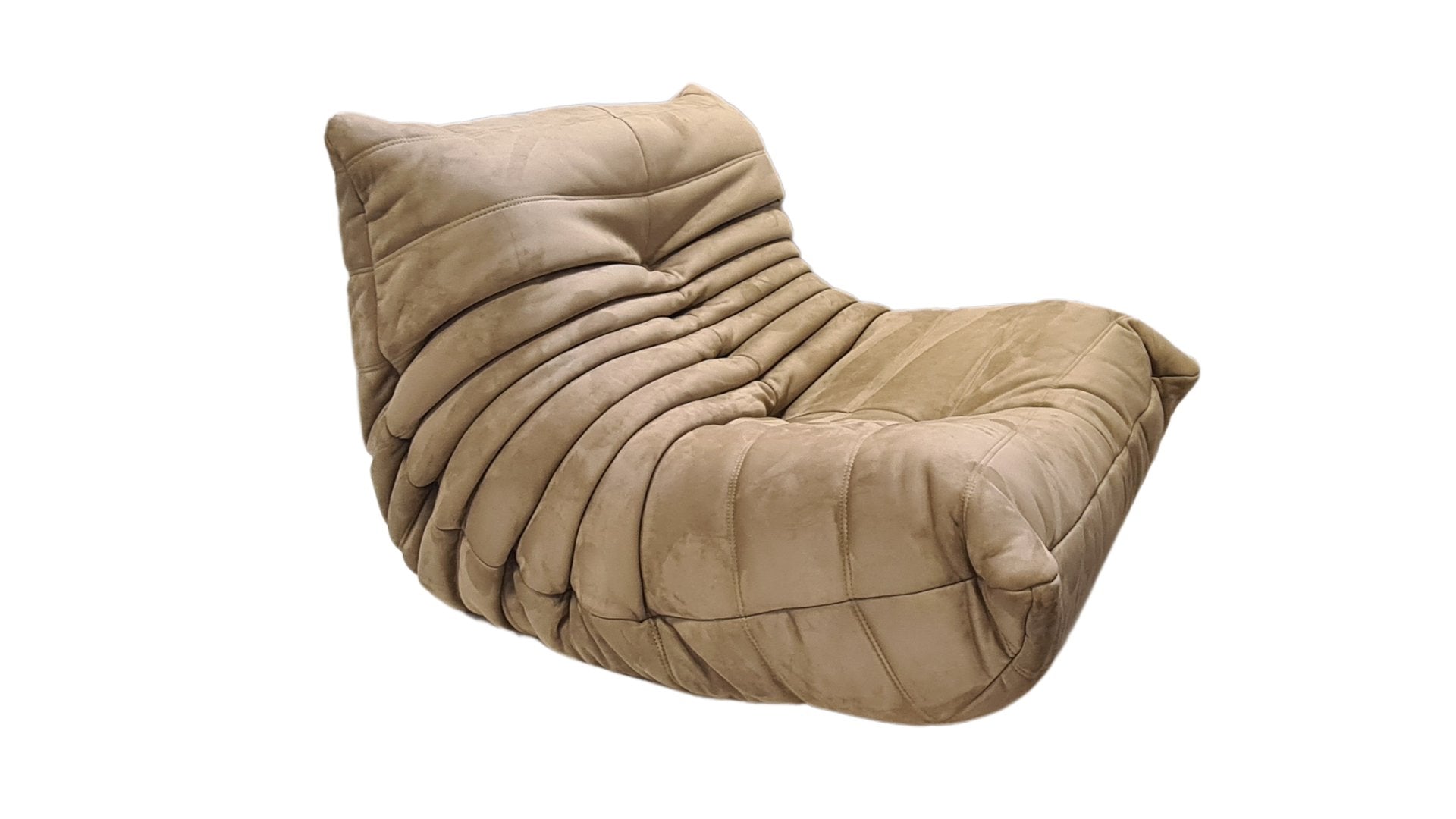 Fellini Home Togo Style Sofa (Olive Suede) - Ex Display - Fellini Home Ltd