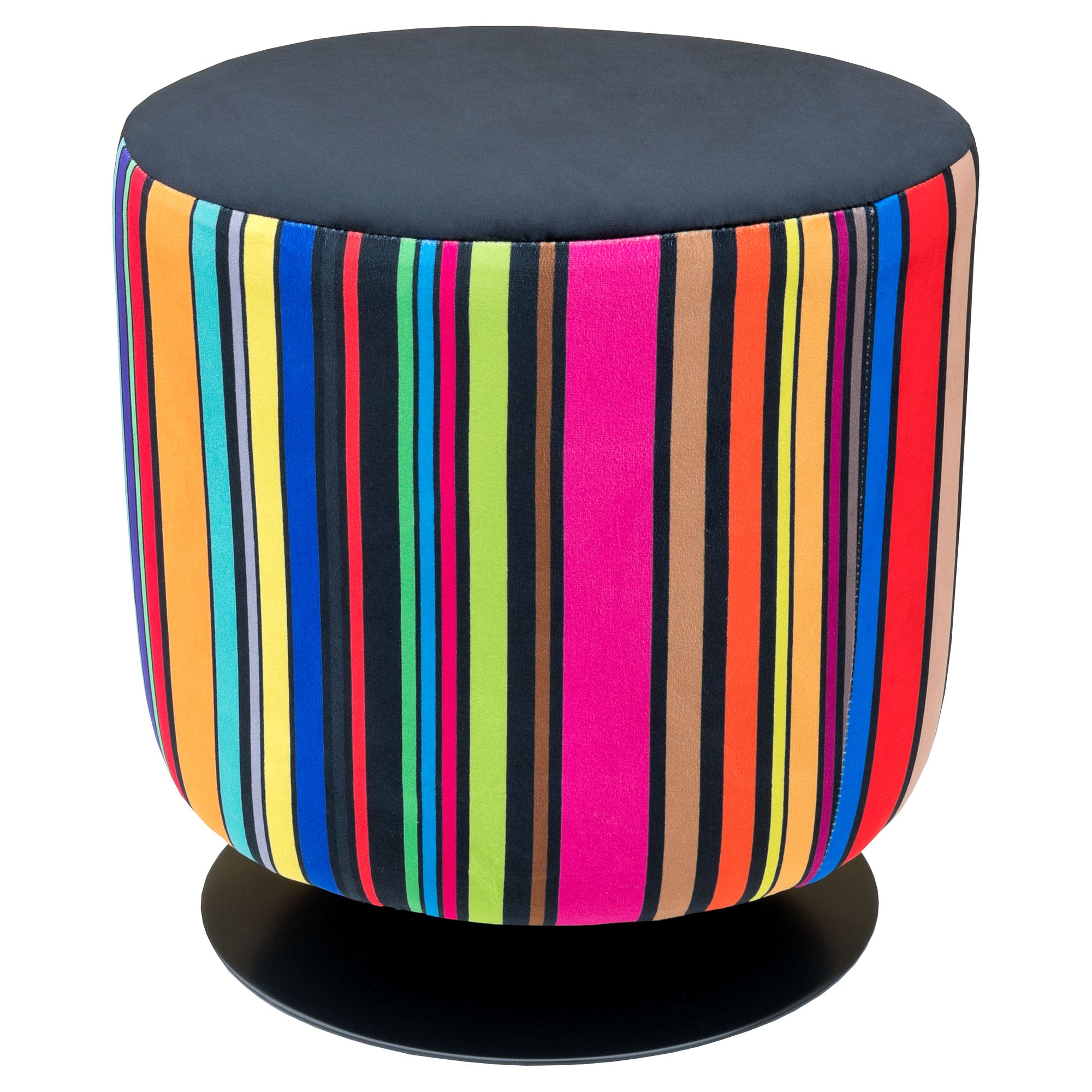 Fellini Home Bespoke Round Swivel Drum Stool