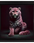 Fellini Home Long Haired Pink Leopard Frame