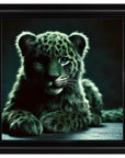 Fellini Home Long Haired Green Leopard Frame
