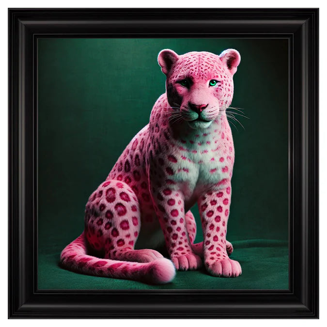 Fellini Home Pink Leapard Coon Frame