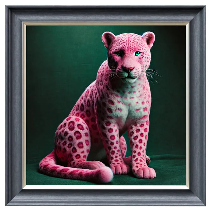 Fellini Home Pink Leapard Coon Frame