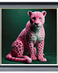 Fellini Home Pink Leapard Coon Frame