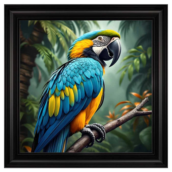 Fellini Home Blue Parrot Frame