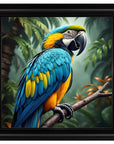 Fellini Home Blue Parrot Frame