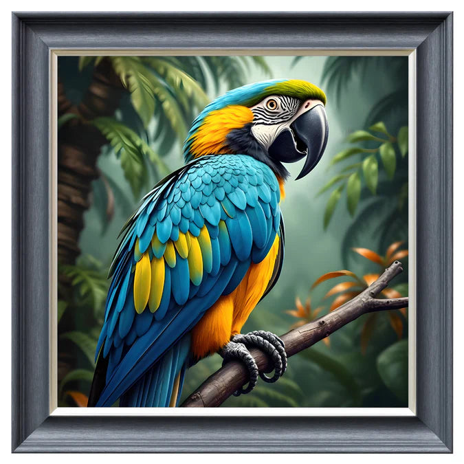 Fellini Home Blue Parrot Frame