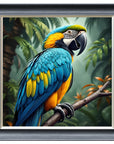 Fellini Home Blue Parrot Frame