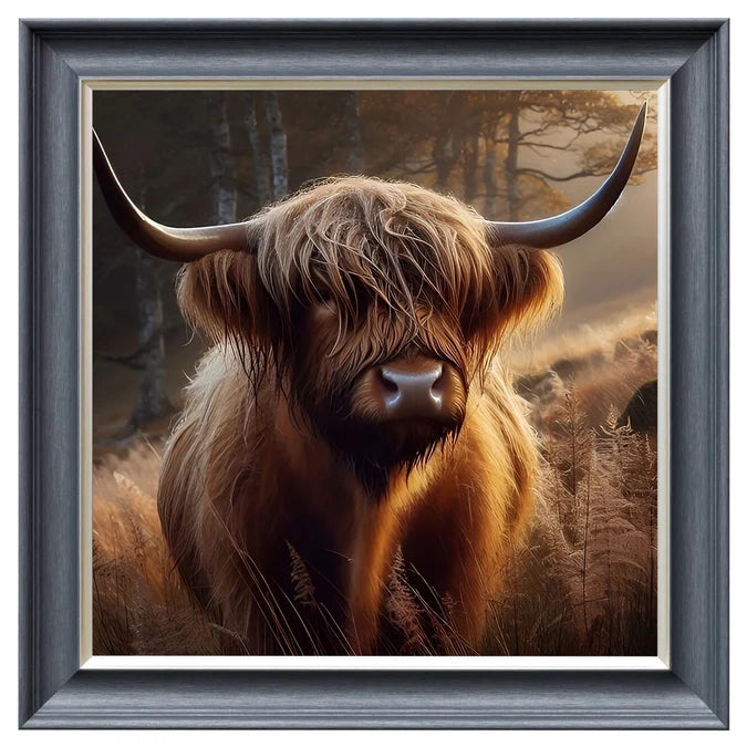 Fellini Home Sad Cow In The Woods Frame