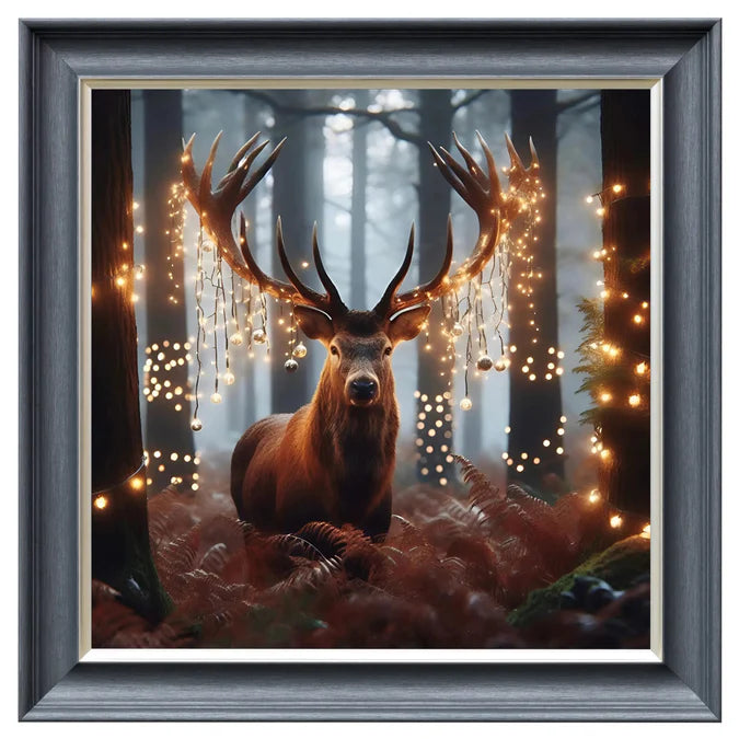 Fellini Home Fairy Light Stag Frame