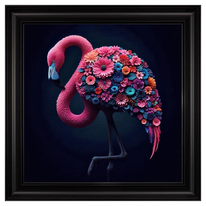 Fellini Home Floral Famingo Frame