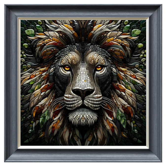 Fellini Home Glass Lion Frame
