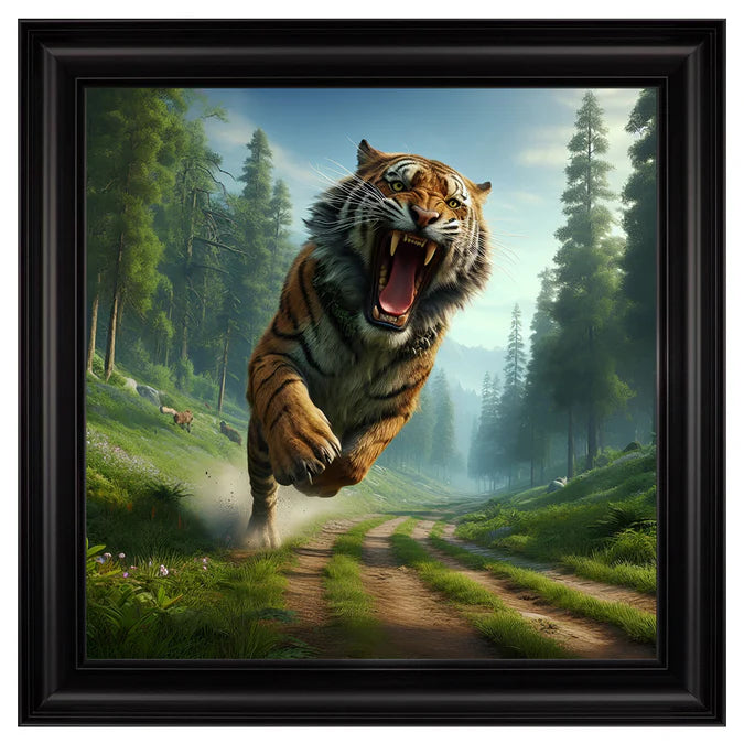 Fellini Home Running Tiger Frame